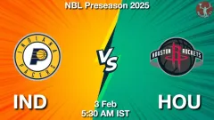 IND vs HOU Match Result