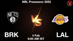 BRK vs LAL Match Result