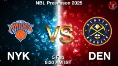 NYK vs DEN Match Result