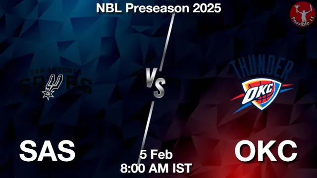SAS vs OKC Match Previews and NBA Tips