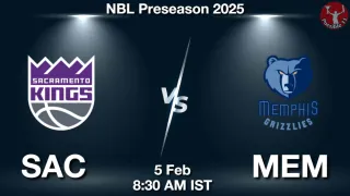 SAC vs MEM - NBL Preseason