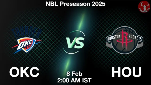 OKC vs HOU Match Previews and NBA Tips