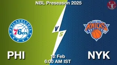 PHI vs NYK Match Result