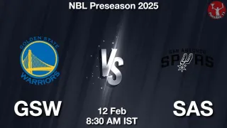 GSW vs SAS - NBL Preseason
