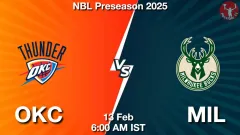 OKC vs MIL Match Result