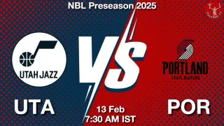 UTA vs POR - NBL Preseason