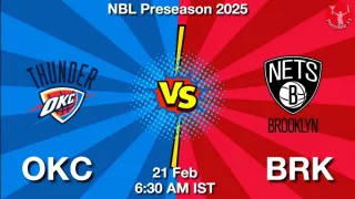 OKC vs BRK - NBL Preseason