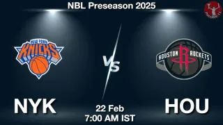 NYK vs HOU NYK vs HOU - NBL Preseason