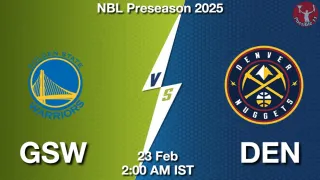 GSW vs DEN - NBL Preseason