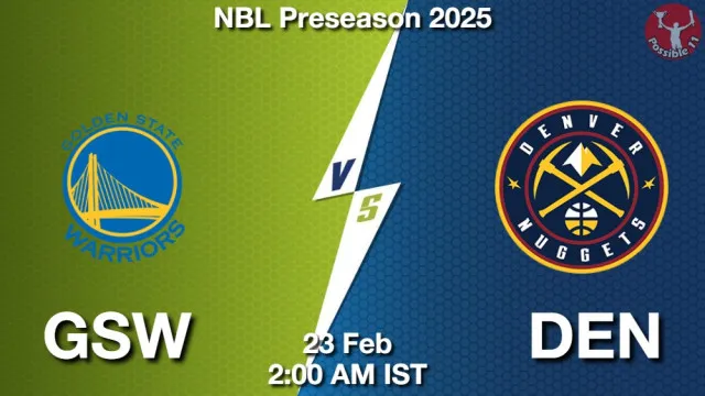 GSW vs DEN Match Previews and NBA Tips