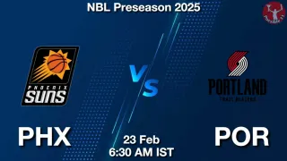 PHX vs POR - NBL Preseason