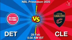 DET vs CLE Match Result