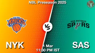 NYK vs SAS NYK vs SAS - NBL Preseason