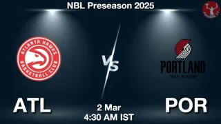 ATL vs POR ATL vs POR - NBL Preseason