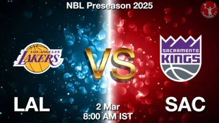 LAL vs SAC LAL vs SAC - NBL Preseason