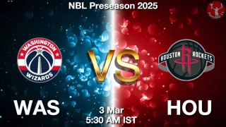 WAS vs HOU - NBL Preseason