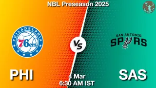 PHI vs SAS - NBL Preseason