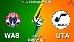 WAS vs UTA Match Result