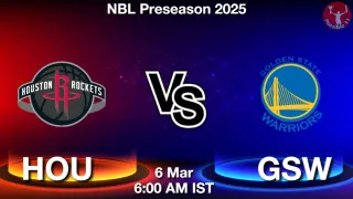 HOU vs GSW Matcch Previews