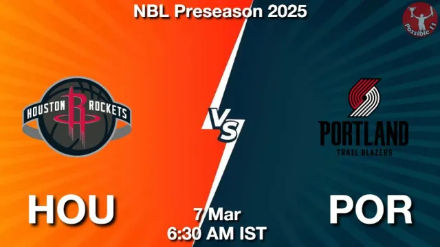 HOU vs POR Match Previews and NBA Tips
