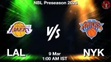 LAL vs NYK Dream11 Prediction, Preview & Updates - <small>Mon, 09 Mar 01:00 AM IST</small>