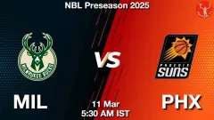 MIL vs PHX Match Result