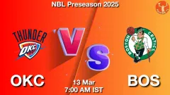OKC vs BOS Match Result
