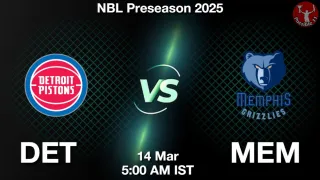 DET vs MEM - NBL Preseason