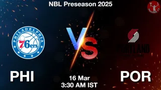 PHI vs POR PHI vs POR - NBL Preseason