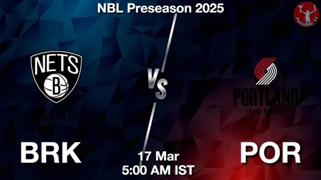 BRK vs POR Match Previews and NBA Tips