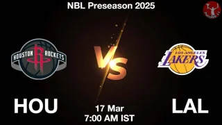 HOU vs LAL - NBL Preseason