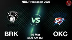 BRK vs OKC Match Result