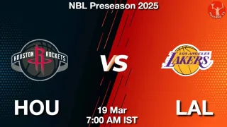 HOU vs LAL - NBL Preseason