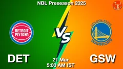DET vs GSW Match Result