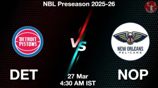 DET vs NOP - NBL Preseason