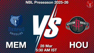 MEM vs HOU - NBL Preseason