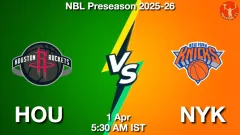 HOU vs NYK Match Result