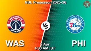WAS vs PHI - NBL Preseason