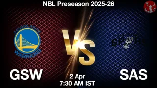 GSW vs SAS - NBL Preseason