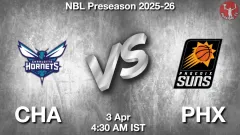 CHA vs PHX Match Result