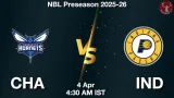 CHA vs IND Dream11 Prediction, Preview & Updates - <small>Sat, 04 Apr 04:30 AM IST</small>