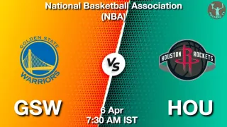 GSW vs HOU - National Basketball