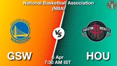 GSW vs HOU Match Result
