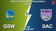 GSW vs SAC Match Result