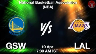 GSW vs LAL - National Basketball