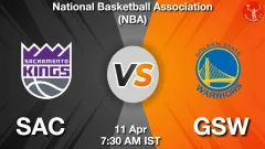 SAC vs GSW Match Result