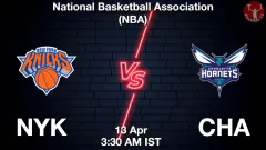 NYK vs CHA Match Result