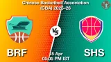 BRF vs SHS Dream11 Prediction, Preview & Updates - <small>Wed, 15 Apr 05:05 PM IST</small>