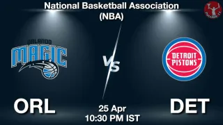 ORL vs DET - National Basketball