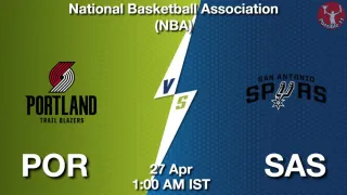 POR vs SAS - National Basketball